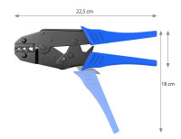 Crimpzange für isolierte Kabelschuhe 0,5mm²  - 6mm²