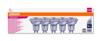 Osram Promo-Parathom, LED GU10, 4,3W Ersatz für 50W, 4000K, 5er-Set