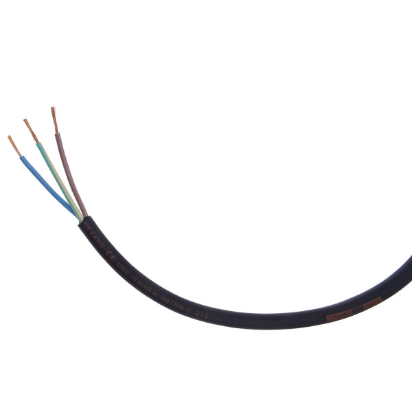 TITANEX® Gummischlauchleitung, H07RN-F 3G1.5 , schwarz, 50 Meter Ring
